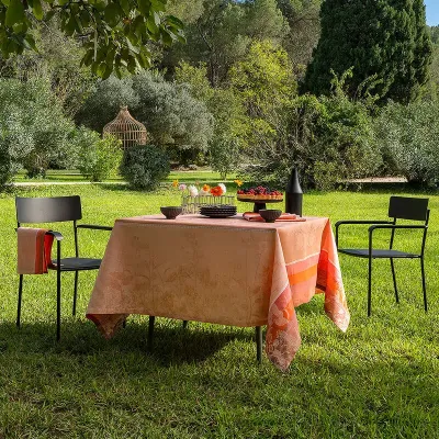 Instant Bucolique Pink Tablecloth 47" x 47"