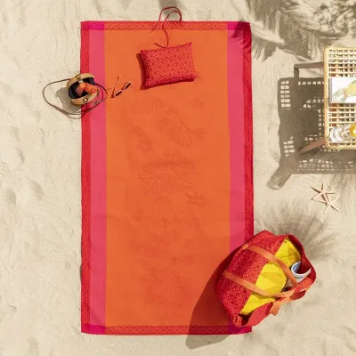 Monoi Red Beach Towel 39" x 79"