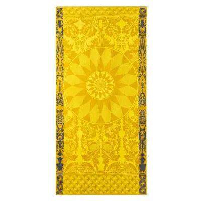 Soleil Yellow Beach Towel 39" x 79"