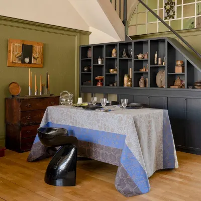 Cottage Blue Coated Table Linens