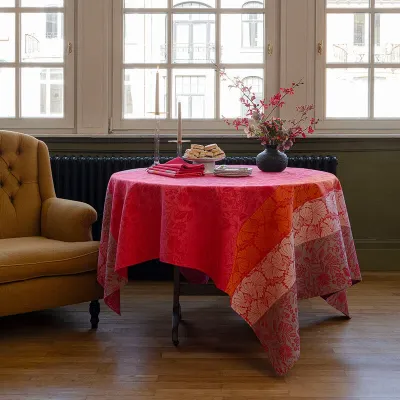 Cottage Pink Coated Table Linens