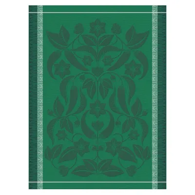 Piments Green Tea Towel 24" x 31"