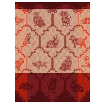Nos Acolytes Pink Tea Towel 24" x 31"