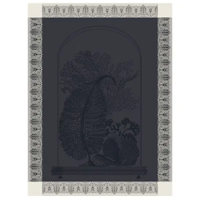 Curiosites Minerales Grey Tea Towel 24" x 31"