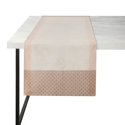 Jardin D'Eden Beige Runner 20" x 59"
