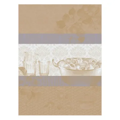 Confitures Abricots Beige Tea Towel 24" x 31"