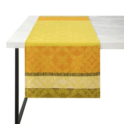 Mumbai Yellow Runner 20" x 59"