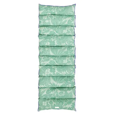 Barbade Blue Sun Lounger Cushion 24" x 75"