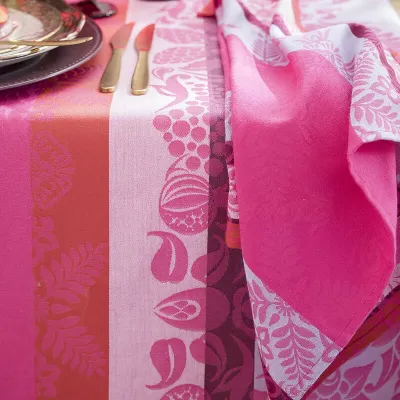 Mumbai Pink Table Linens