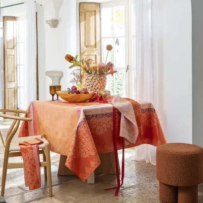 Mumbai Orange Table Linens