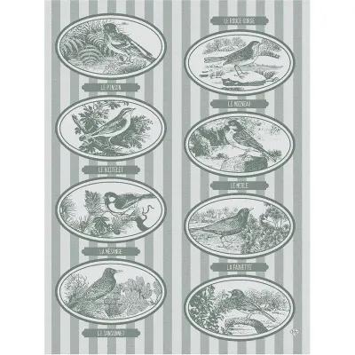 Mélodies Green Tea Towel 24" x 31"