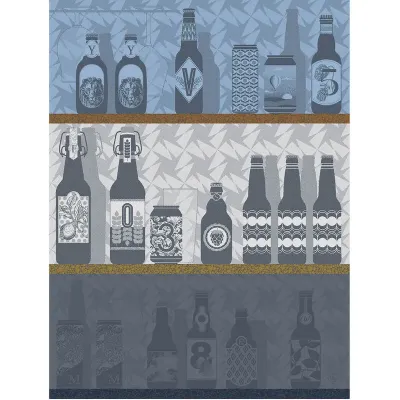 Néo Brasseurs Grey Tea Towel 24" x 31" 100% Cotton