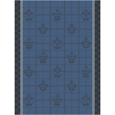 Lulu Luce Blue Tea Towel 24" x 31" 100% Cotton