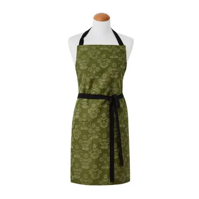 Lulu Green Apron 30'' X 36" 100% Cotton