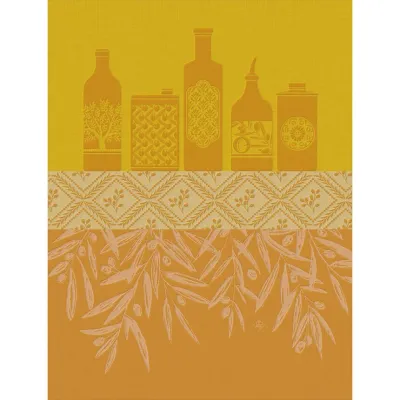 Huiles Provençales Yellow Tea Towel 24" x 31"