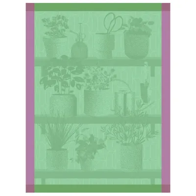 Herbes Fraîches Green Tea Towel 24" x 31"