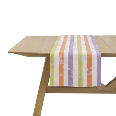 Bal Des Papillons Purple Runner 20" x 59"