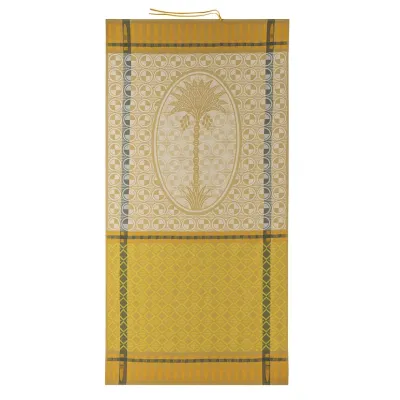 Palmeraie Yellow Beach Towel 39" x 79"