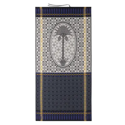 Palmeraie Black Beach Towel 39" x 79"