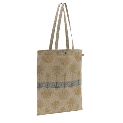 Palmeraie Yellow Beach Bag 14" x 19"