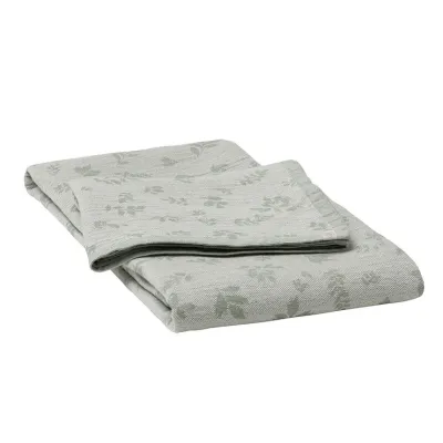 Feuillage Green Throw 71"x71"