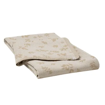 Feuillage Brown Throw 71"x71"