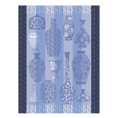 Poteries Blue Tea Towel 24" x 31"