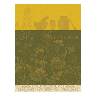 Moutarde En Fleurs Yellow Tea Towel 24" x 31"