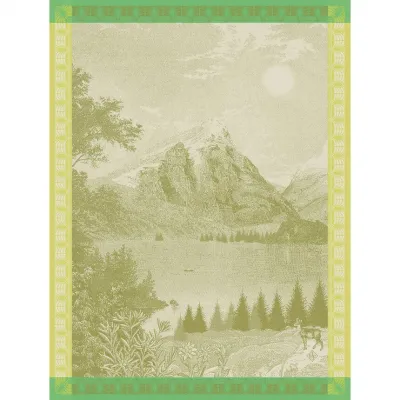 Altitude Green Tea Towel 24" x 31"