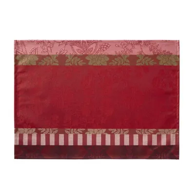 Gipsy Enduit Red Coated Placemat 20" x 14"