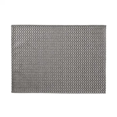 Empreintes Tissage Enduit Black Coated Placemat 20" x 14"