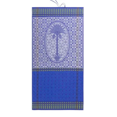 Palmeraie Blue Beach Towel 39" x 79"