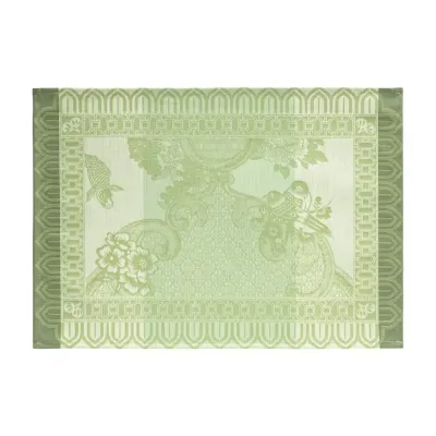 Promenade Impériale Enduit Green Coated Placemat 20" x 14"