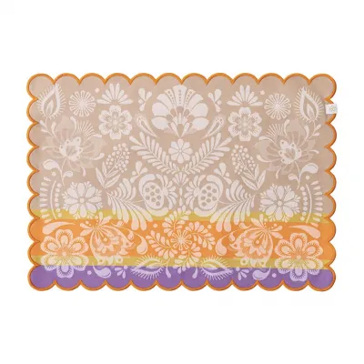 Alegria Yellow Coated Placemat 20" x 14"