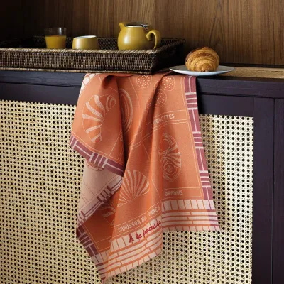 Haute Viennoiserie Red Tea Towel 24" x 31"