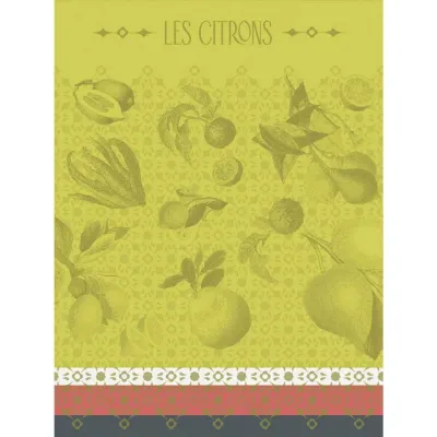 La Beauté Du Zeste Green Tea Towel 24" x 31"