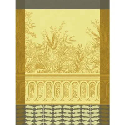 Riviera Mimosa Yellow Tea Towel 24" x 31"