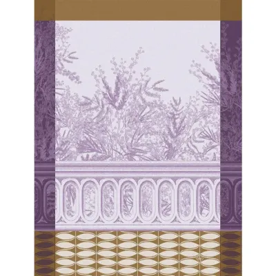 Riviera Mimosa Purple Tea Towel 24" x 31"