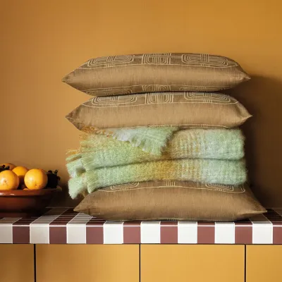 Hôtel Particulier Brown Cushion Cover