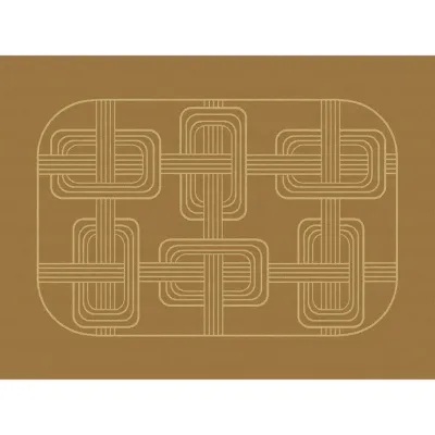 Hôtel Particulier Brown Placemat 20" x 14"