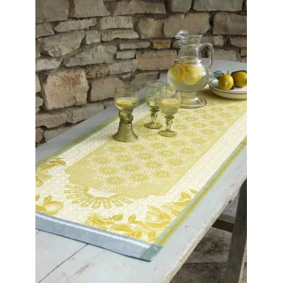 Jardin D'Orient Yellow Runner 20" x 59"
