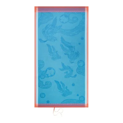 Oceanique Atoll  Beach Towel 39" x 79"