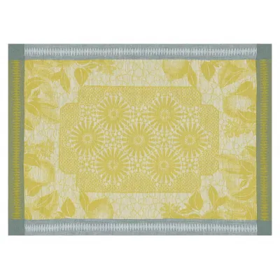 Jardin D'Orient Yellow Placemat 20" x 14"