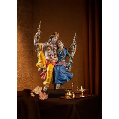 Radha Krishna On A Swing (Special Order)