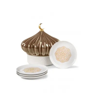 Majestic Nights Brown Box with Plates