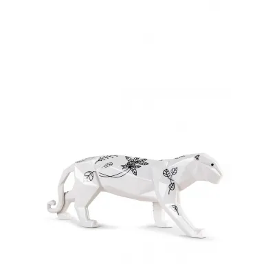 Jungle Panther Black Sculpture