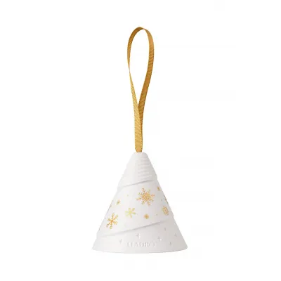 Porcelain Happy Holidays Christmas Tree Ornament