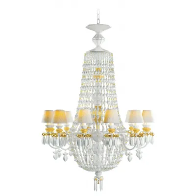 Winter Palace Golden Luster 12 Lights Chandelier (Special Order)