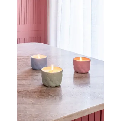 Dahlia Pink Tropical Blossoms Candle