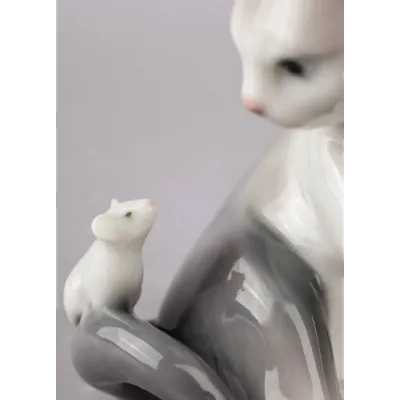 Cat And Mouse Figurine